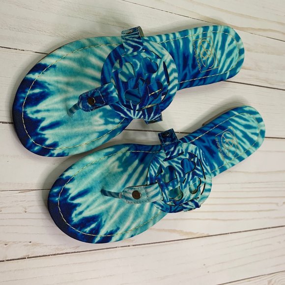 Blue Moon Tie Dye Sandals - Picture 3 of 3